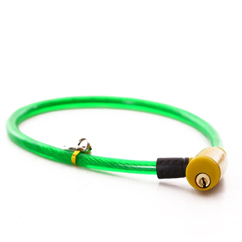 Steel Wire Metal Bicycle Safety Lock Universal Anti-Theft Bicycle Lock Motorcycle Wire Lock Safety Cable 65cm