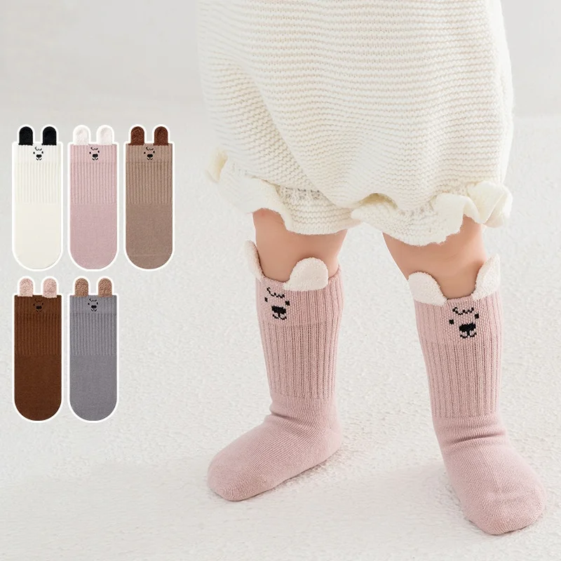 Cotton Baby Socks Cute Cartoon Toddler Sock Comfy Boneless Children Socks For Boys And Girls 0-8Years Kids Clothing Accessories
