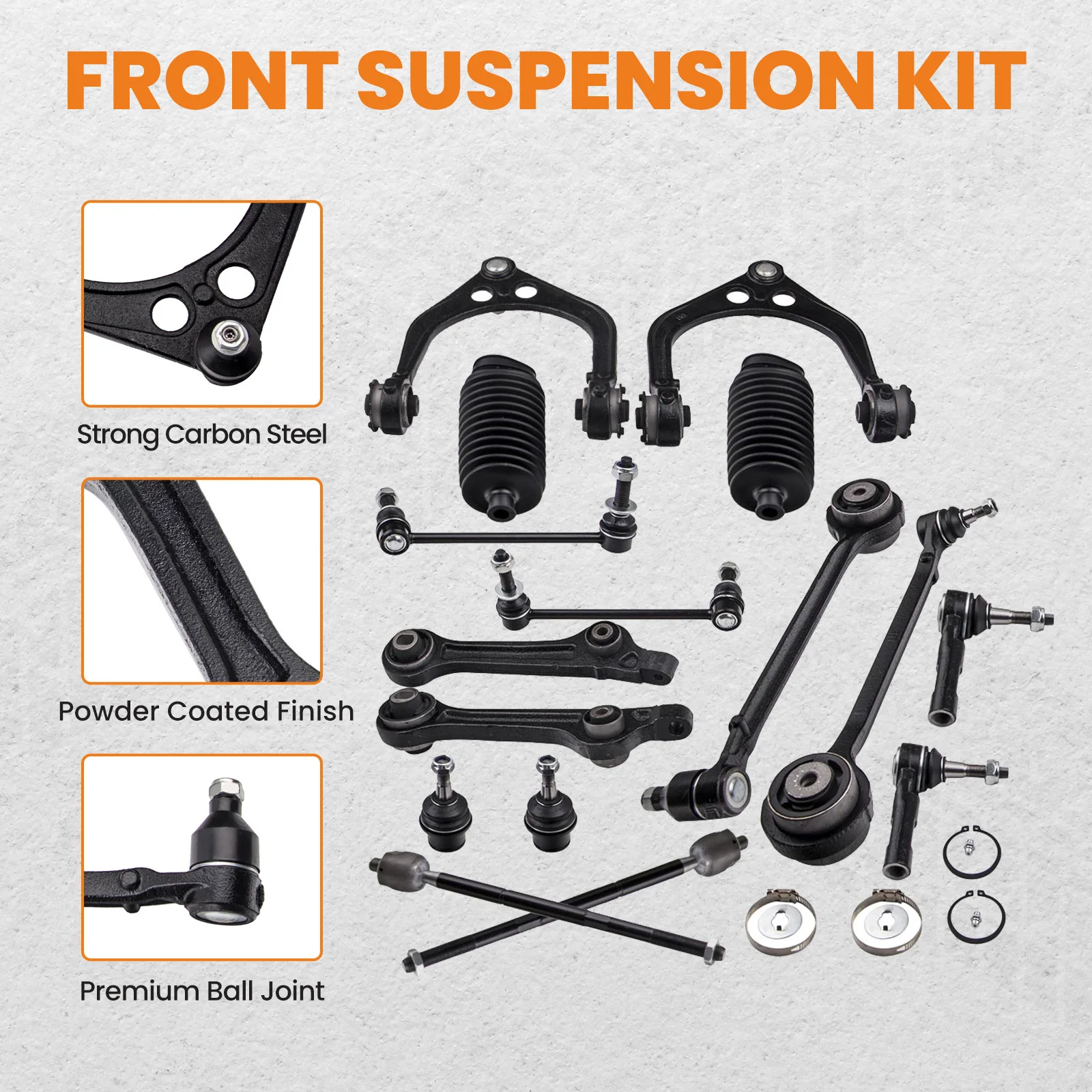 닷지 충전기 2011-2019 RWD K용 전면 컨트롤 암 스웨이 바 타이로드 16개 010536    K 620178 , K 010536   K 010535   K 010534