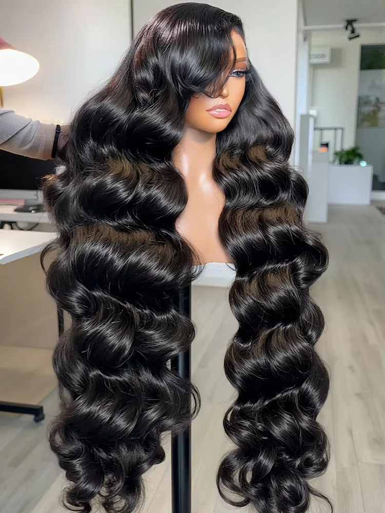 

40 46 Inch 7x5 Glueless Wear Go Body Wave Wig Human Hair 300% Density 13x6 HD Lace Frontal Wigs Pre Cut Lace For Black Women