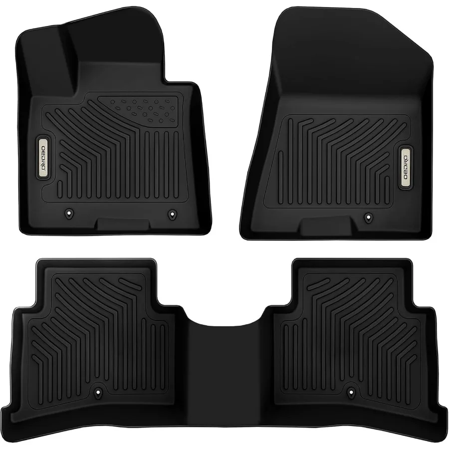 

Коврики для пола, совместимые с Kia Sportage 2017-2022, Tucson, уникальная черная защита от атмосферных воздействий из ТПЭ, включает первый и 2-й ряд фу