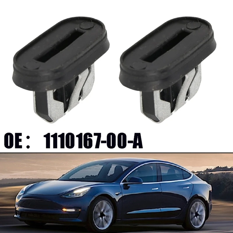 ABS Plastic Fixed Buckle Replacement For Model 3 2020-2022 Auto Car Buckle Bumper Leaf Plate Lining Buckle Dropship