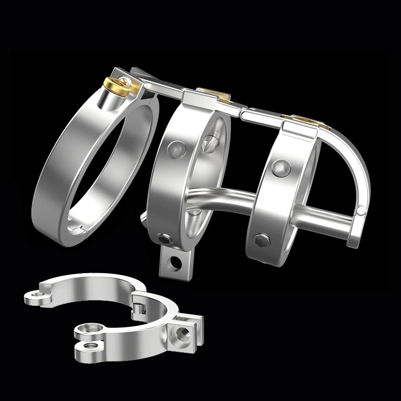 CHASTE BIRD 2022 316 Stainless Steel Metal The Sadism Double Lock Male Chastity Device Cock Cage Penis Ring Belt Adult Sex Toys