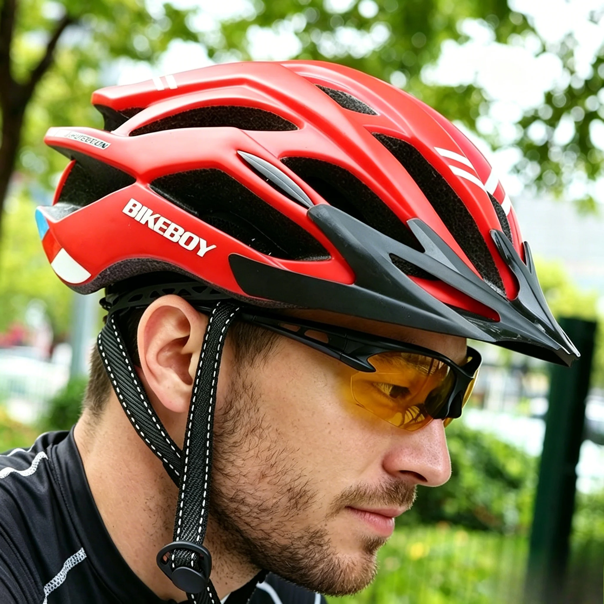 Bikeboy Men and Women Adults MTB Moutain Bike Cycling Helmet Bicycle Helmet Ultralight Protective Gear Head Protection Bikes view 4