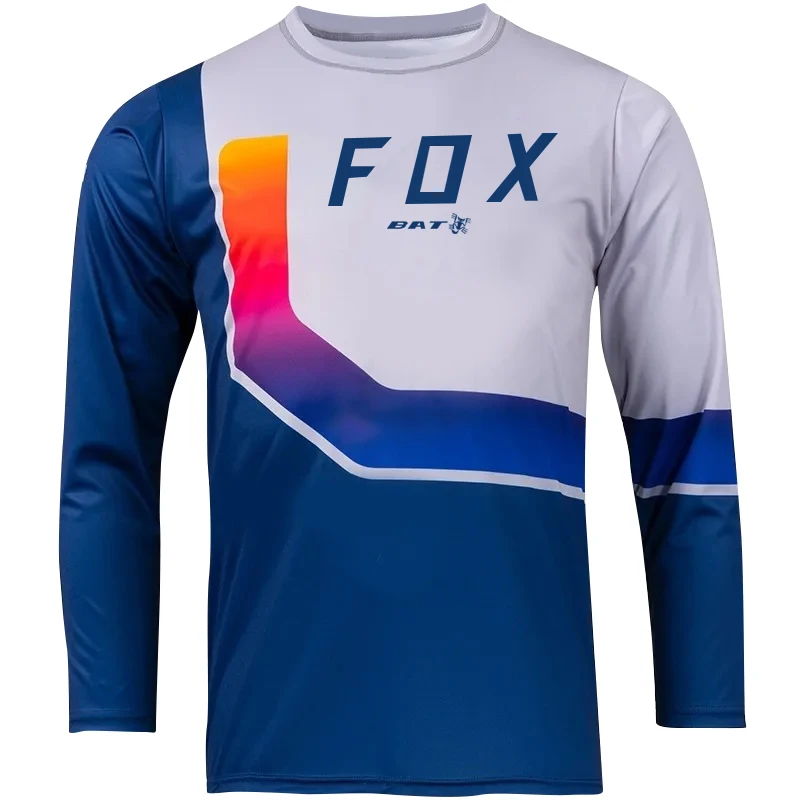 

BAT FOX Downhill Shirt Camiseta Motocross T-shirt Motorcycle Offroad DH Jersey Quick-Dry Breathable Men MTB Clothing