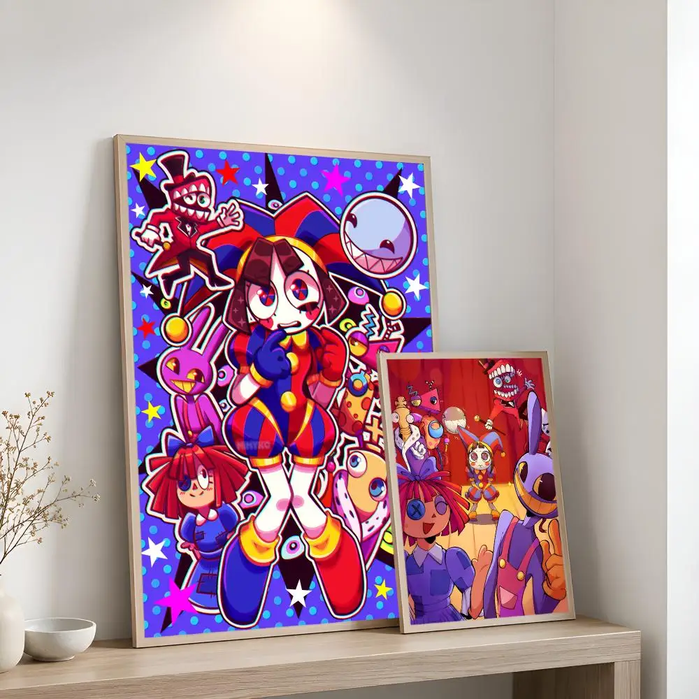 The Amazing D-Digital Anime Circus Poster Home Artwork For Living Room Bedroom Office Dorm Apartment Gift