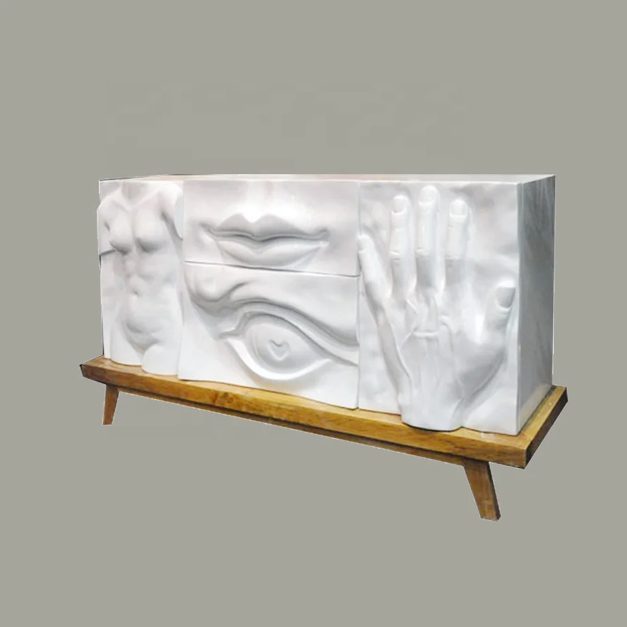 

Custom furniture beautiful Chen sculpture body c inet resin stract shopping mall hotel KTV decoration personality