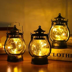 Estilo vintage lâmpada a óleo levou luz noturna, quente pendurado luzes, jardim luz, pilhas decorativa, lanterna de acampamento