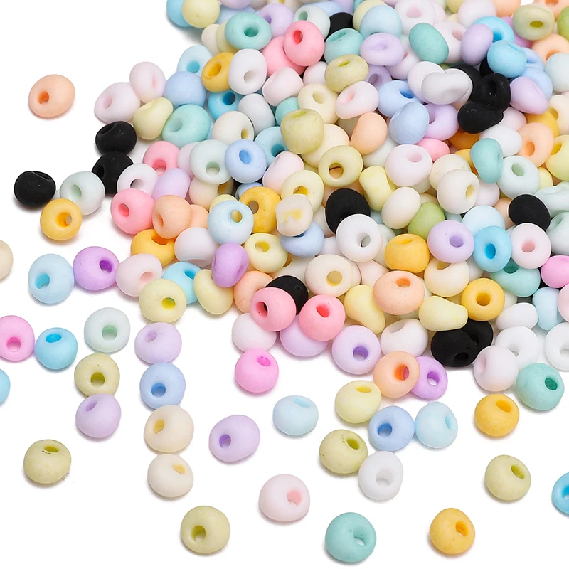 110pcs Solid Color Water Drop Shape Beads Czech Glass Seed Beads To Make Phone Chain Bag Decoration Craft DIY Sewing Accessories