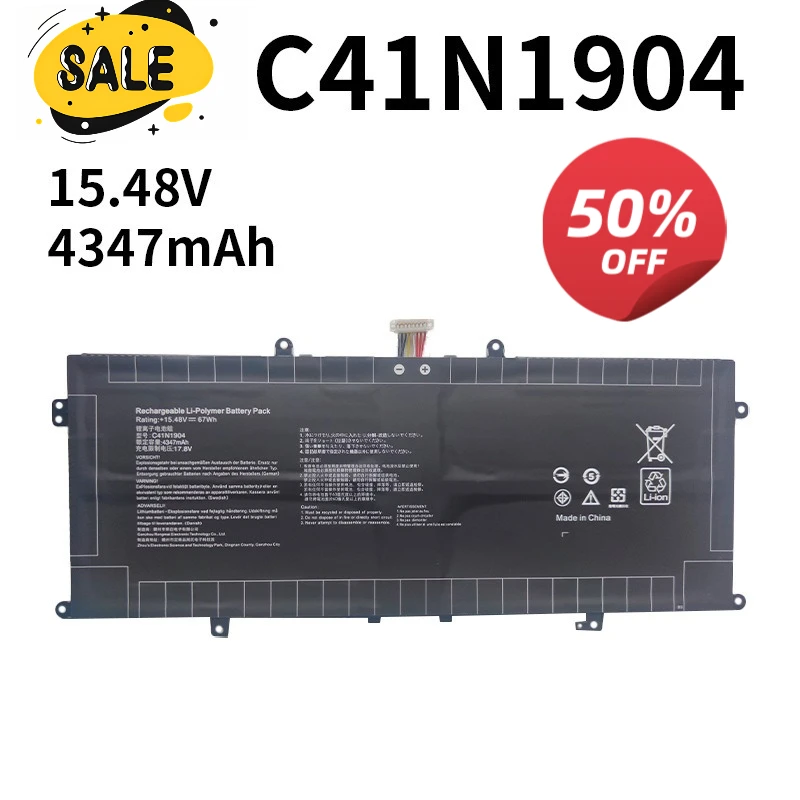 Compatible with C41N1904 U4700I UXF3000E U4700E U4700J U3700J laptop batteries