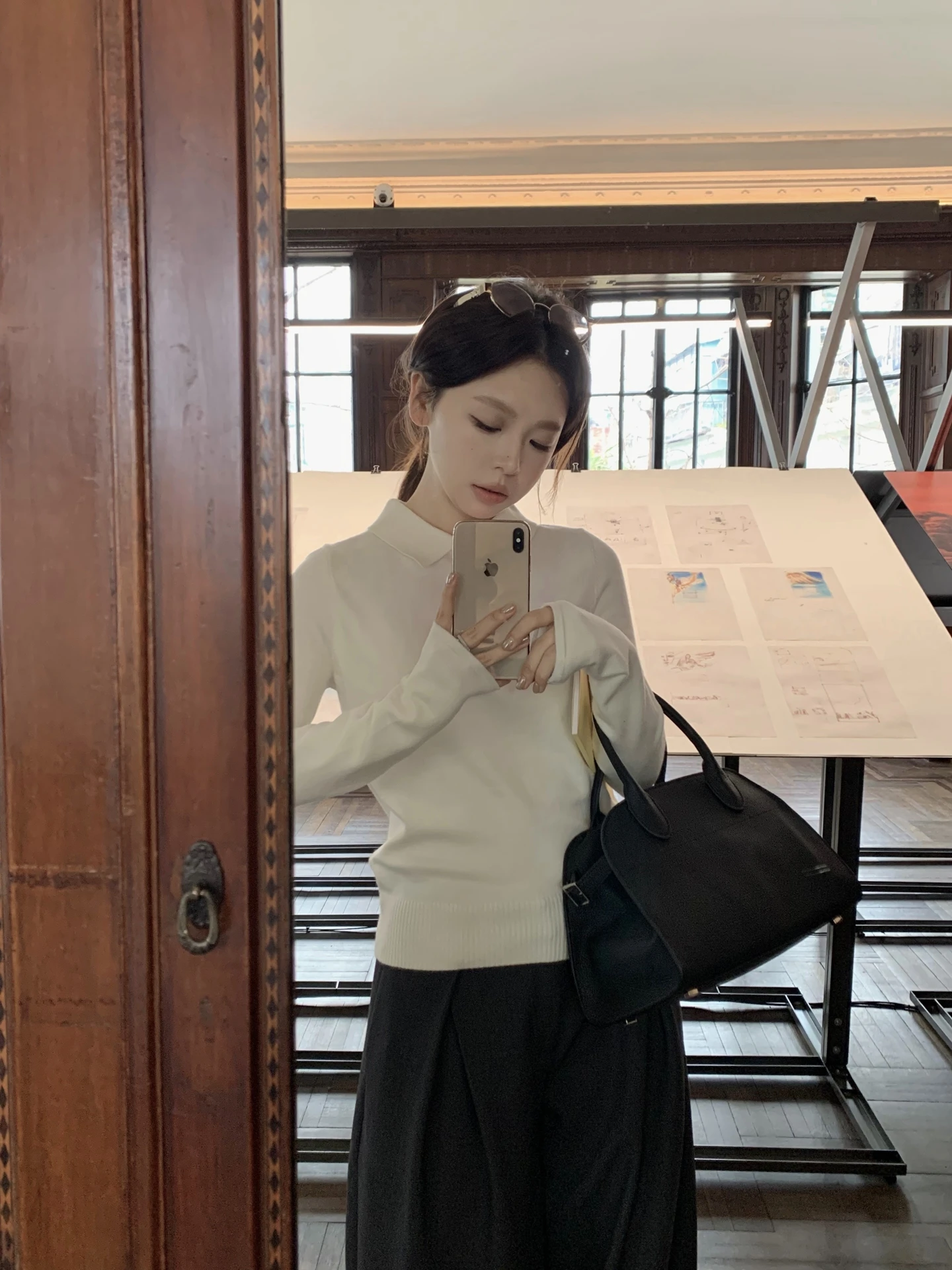 

Новинка ранней весны: Корейский вязаный свитер с длинным рукавом, мягкий, универсальный базовый топ OOOINKK для женщин