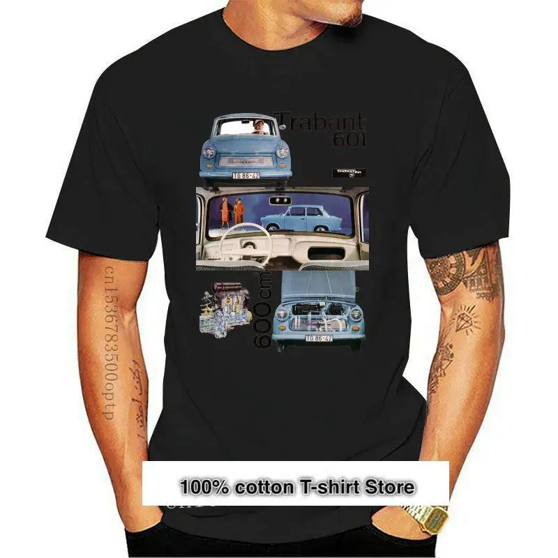 Camiseta VINTAGE de GERMANIA EST, camiseta de compresión, TRABANT AUTO, DDR-S, M, L, XL