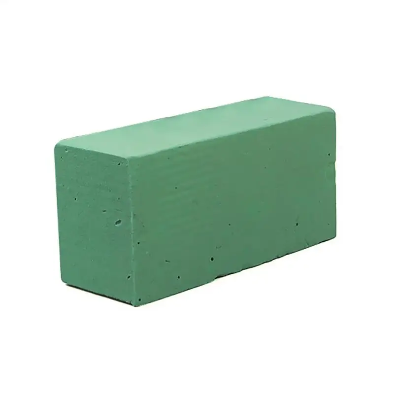 1pcs Green Floral Foam Arranging Flowers Mud DIY Square Floral Foam Brick Dry Floral Foam Blocks Artificial Flower Mud Cuttable