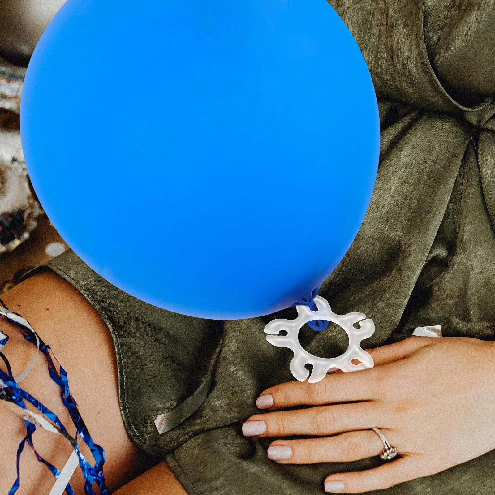 

50pcs Balloon Arch Buckle Clips Plastic Wedding Party Supplies Birthday Decor Kit Holder Balloon Clip Connector Clamp