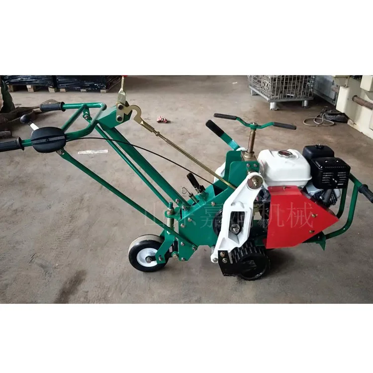 HCY Lawn base drafting machine, turf mower, hand push self-propelled grass shovel