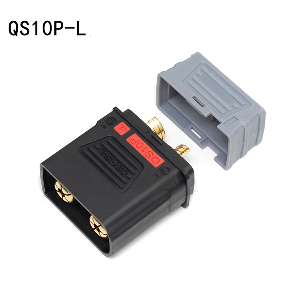 QS10P-L Connector With Dust Cover For Battery Current Anti-ignition Connector High Quality Model Aircraft Connector Power Tools