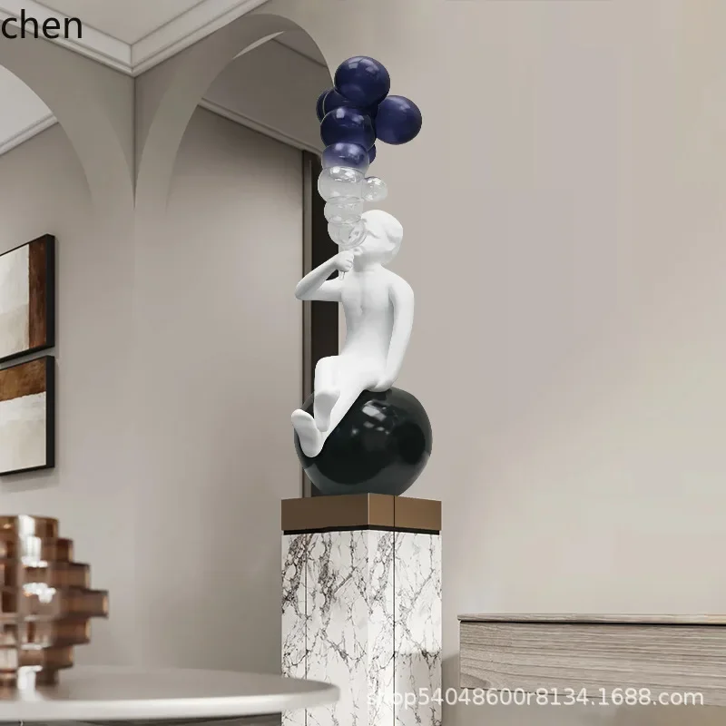 Creative Sculpture Ornament Model Room Floor-standing Sales Office Figure Installation Ornament