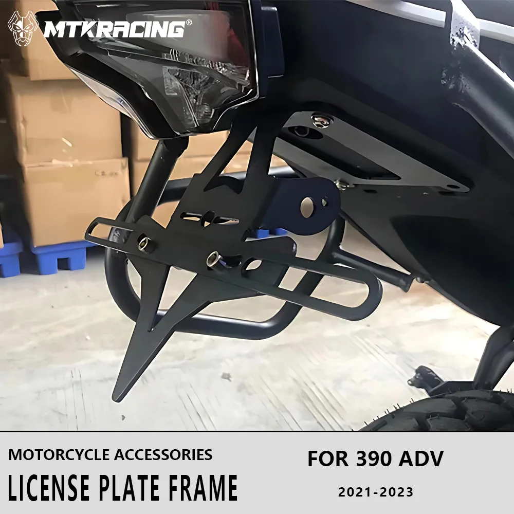 

MTKRACING For KTM 390 ADV 2021-2023 Motorcycle Rear License Plate Holder Tail Tidy Fender Eliminator Kit