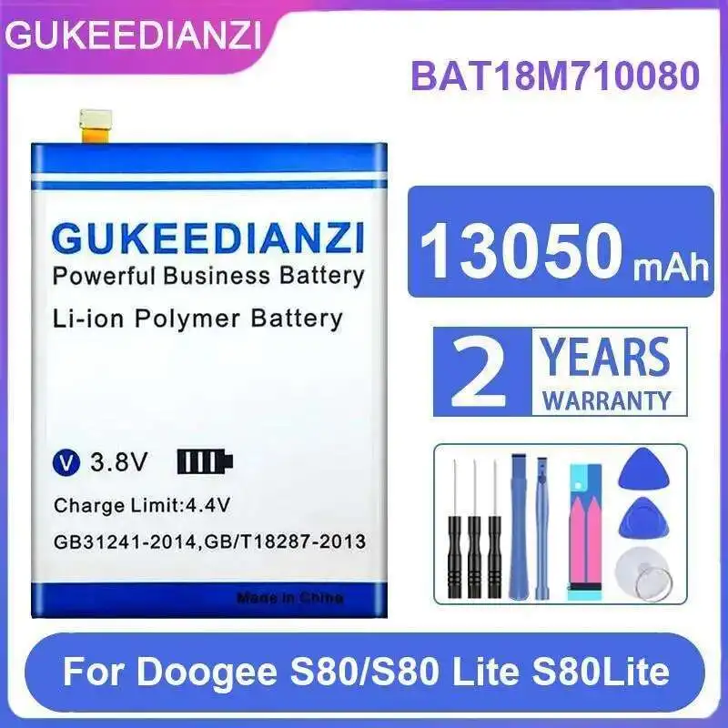 

BAT18M710080 Mobile Phone Battery For Doogee S80 Lite S80lite 13050Mah Reliable Replacement Durable