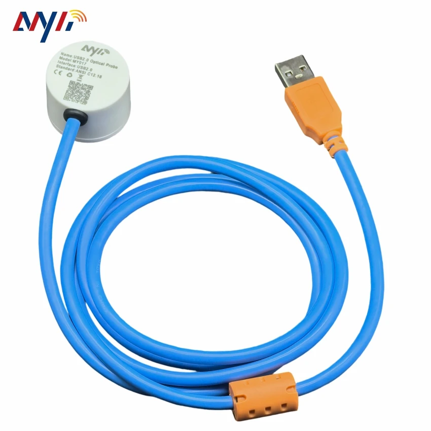 ANSI 유형 2 통신 C12.18 USB2.0 - IR 적외선 TransData kWh 스마트 미터 판독용 범용 광학 프로브