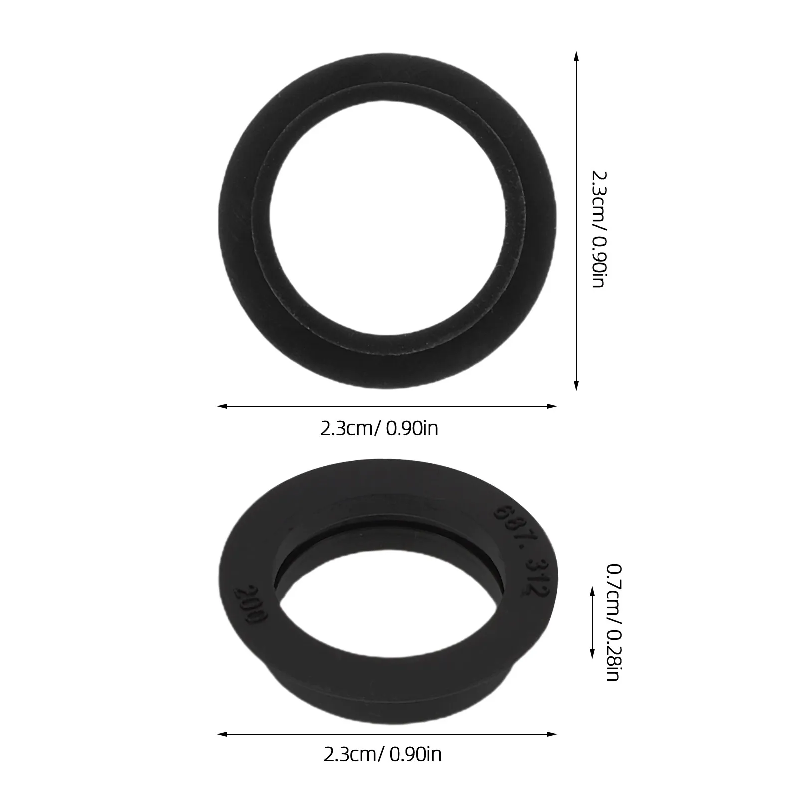 15Pcs Universal Parking Sensor Sealing Ring for Car Reverse Radar Waterproof Repair Replacement Base Car Reversin Sensors