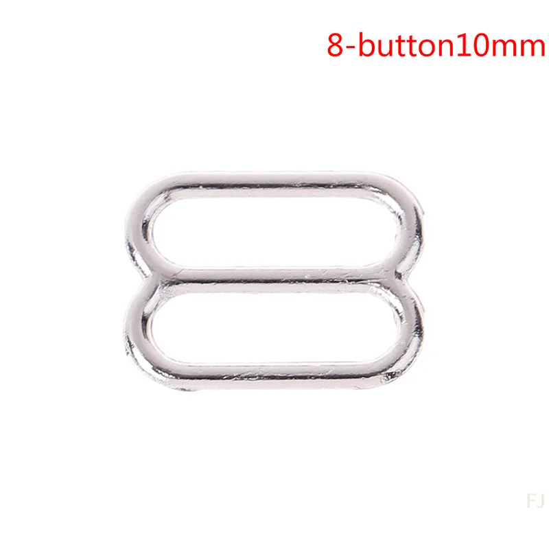 

Металлические регуляторы для бретелек бюстгальтера (крючки/кольца) из серебра 925 пробы для шитья и рукоделия.