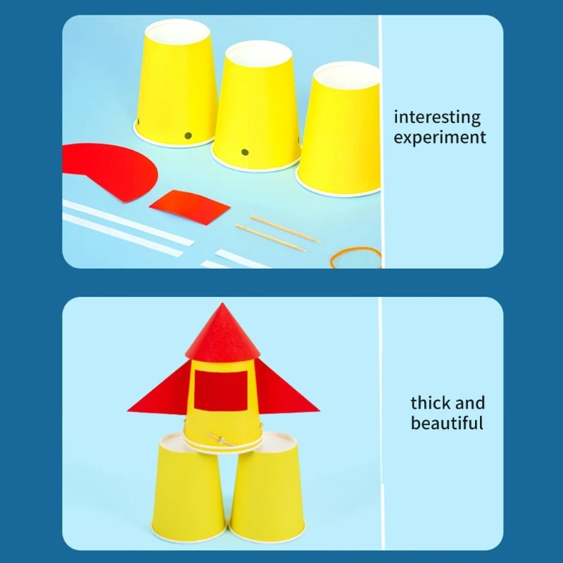 Modelo máquina espacial interativa Hands on Space Machine Assembly Toy Physics Learning Tool para estudantes adolescentes