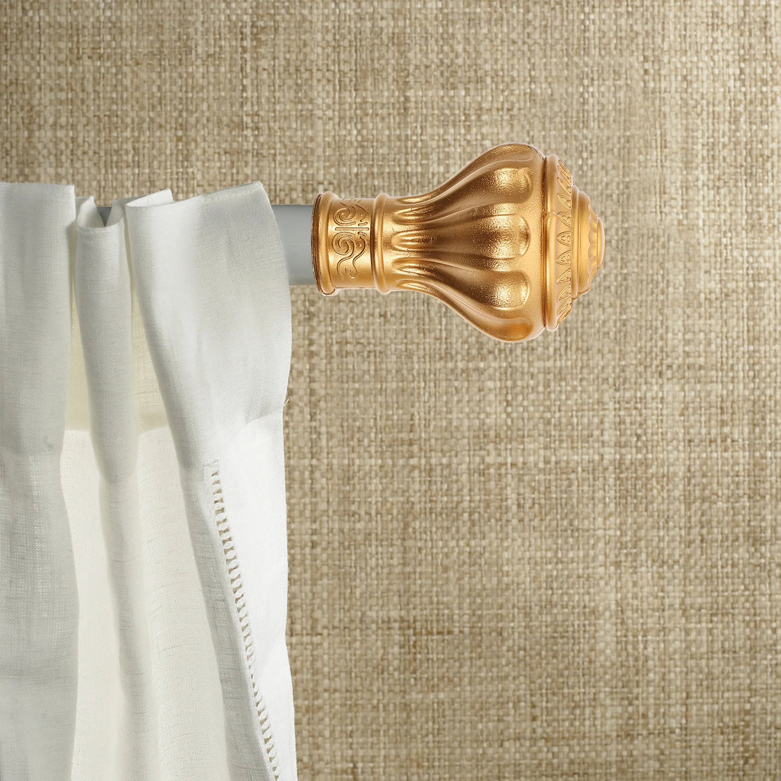 

12pcs Retro End For Curtain Accessories Home Office Decor Roman Pole Window Rod Finial Finial Window Rod Supplies