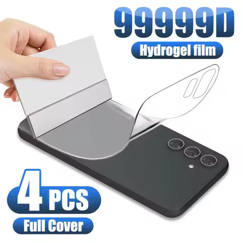 4Pcs Hydrogel Film For Samsung S24 S22 S23 Ultra S20 S21 FE S9 S10 Plus Screen Protector For Galaxy Note 20 Ultra S10E Back Film
