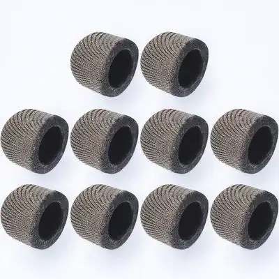 

10pcs 8Mm Conductive Fabric Stylus Tips Replacement Mesh Fiber Nib For Touch Screen Devices Compatible With Phones Tablets