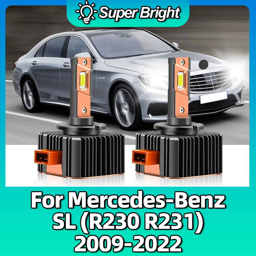 

D1S Автомобильная фара 1:1 HID 90 Вт лампочка 6000K для Mercedes-Benz SL (R230 R231) 2009 2010 2011 2012 2013 2014 2015 2016 2017-2018