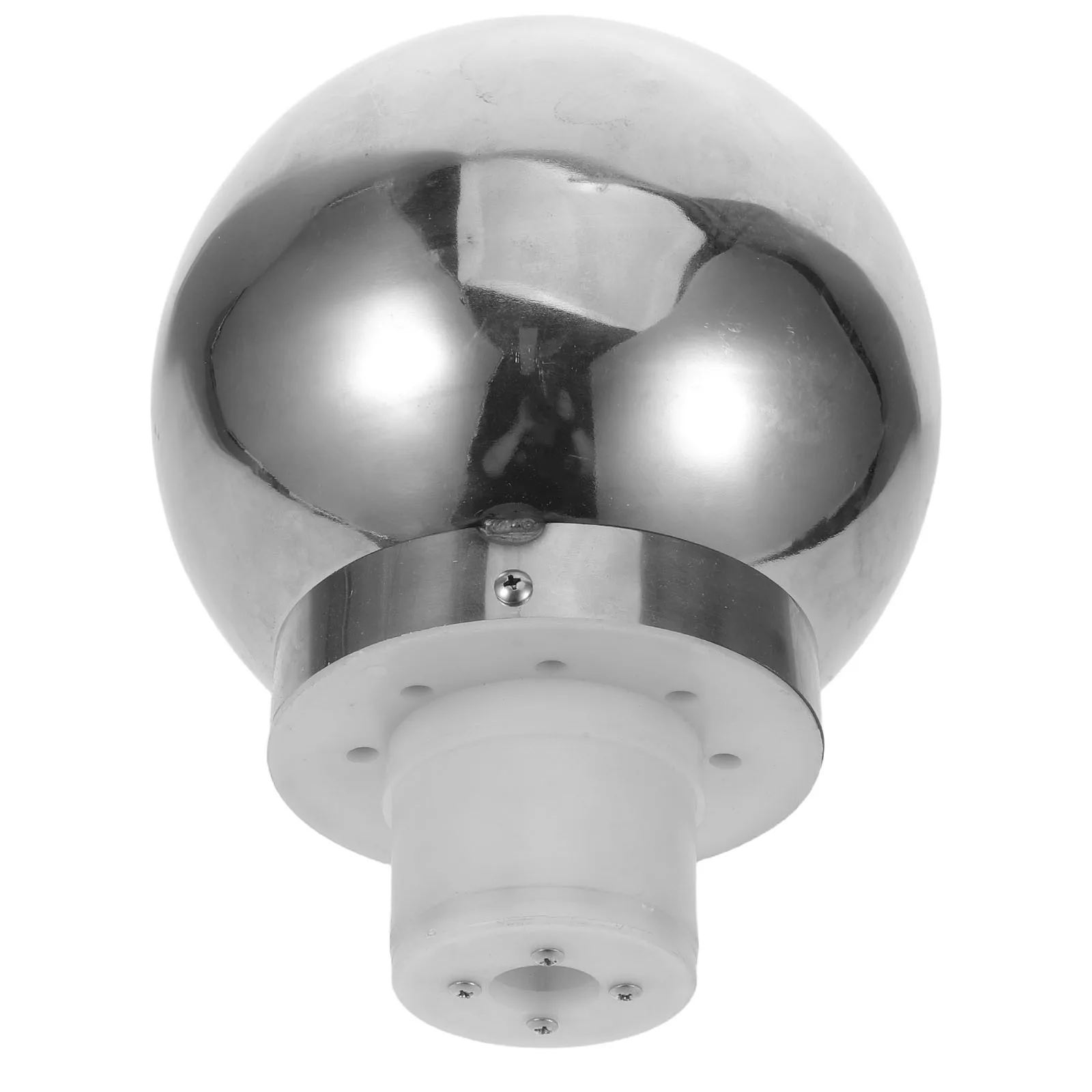 

Shiny Metal Flagpole Top Ball Decorative Cap for Flagpole Accessories Set Professional Look Fit All Weather