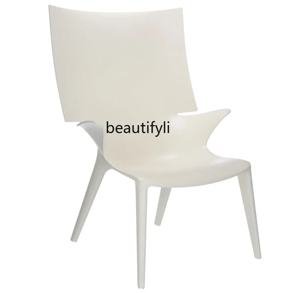 

Modern Minimalist Nordic Designer FRP Anle Leisure Chair Model Room Chair living room furniture