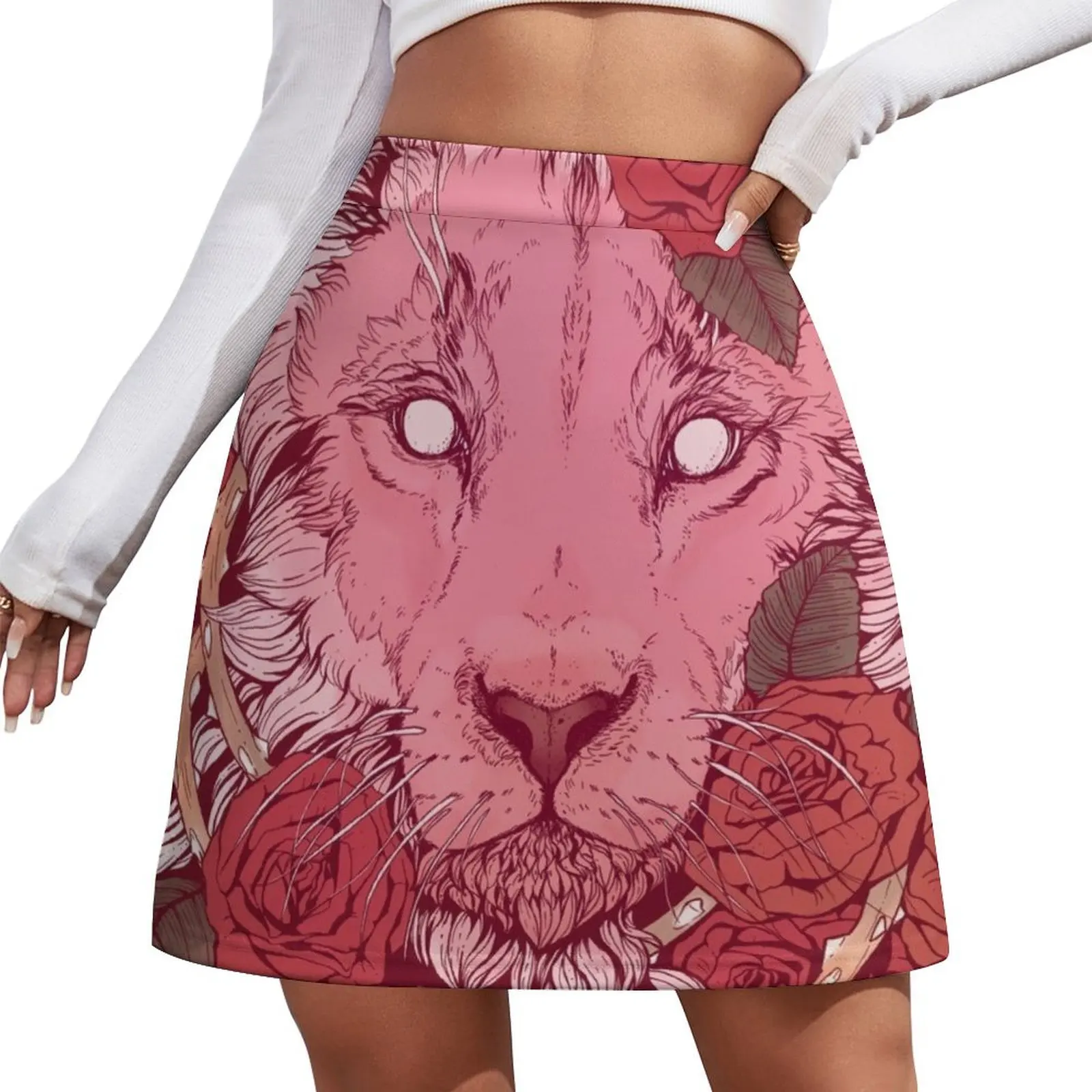 

Lion of Roses Mini Skirt Clothes for summer korean women's clothes Mini Skirt