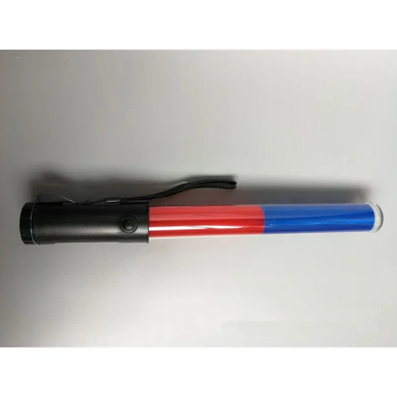 

Перезаряжаемый светодиодный жезл регулировщика A73T - двухцветный (красный и синий), длина 36 см, с защитной пластиной