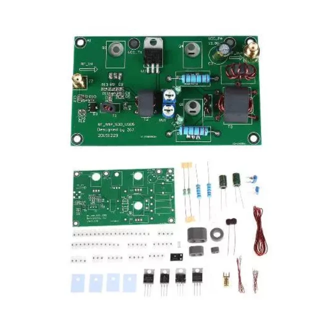 45W SSB Linear Power AmplifierDIY Board CW FM HF Radio Transceiver Shortwave Module DIY Kit Standard SMA Interface