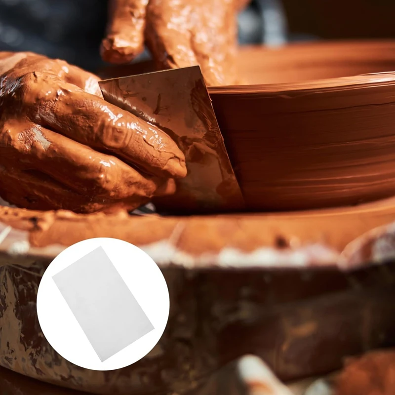 N91R-10Pcs Pottery Scraper Tool, Stainless Steel Pottery Serrated Tool For  Sculpting Shaping Smoothing Crafts