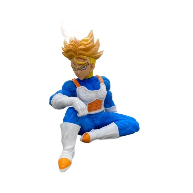 لعبة دراغون بول جذوع عمل الشكل تمثال سيارة الحلي محارب المستقبل نموذج اللعب Gk سايان الجلوس موقف Torankusu تمثال #5