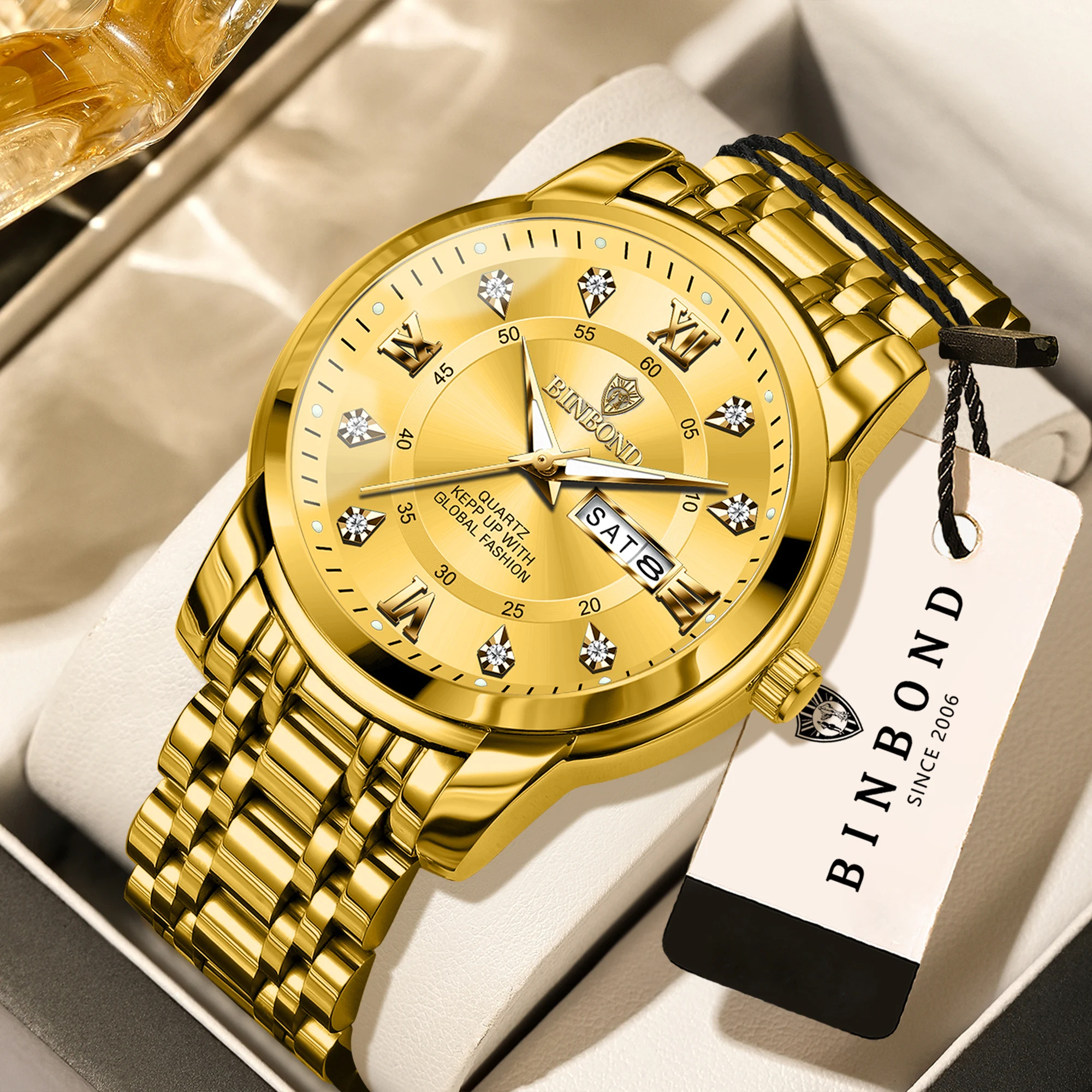 Men's Original Quartz Watch, Waterproof Luminous Design