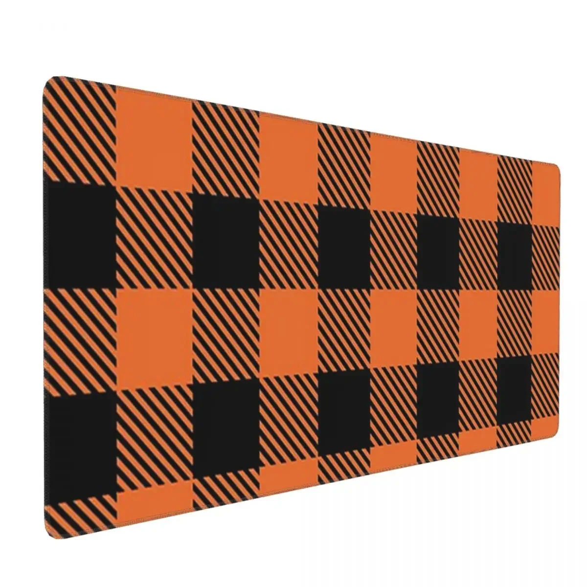 Black Check Traditional Royal Stewart Scottish Large Mouse Pad Computer Keyboard Mouse Mat Gamer PC Laptop Desk Mat Table Mats