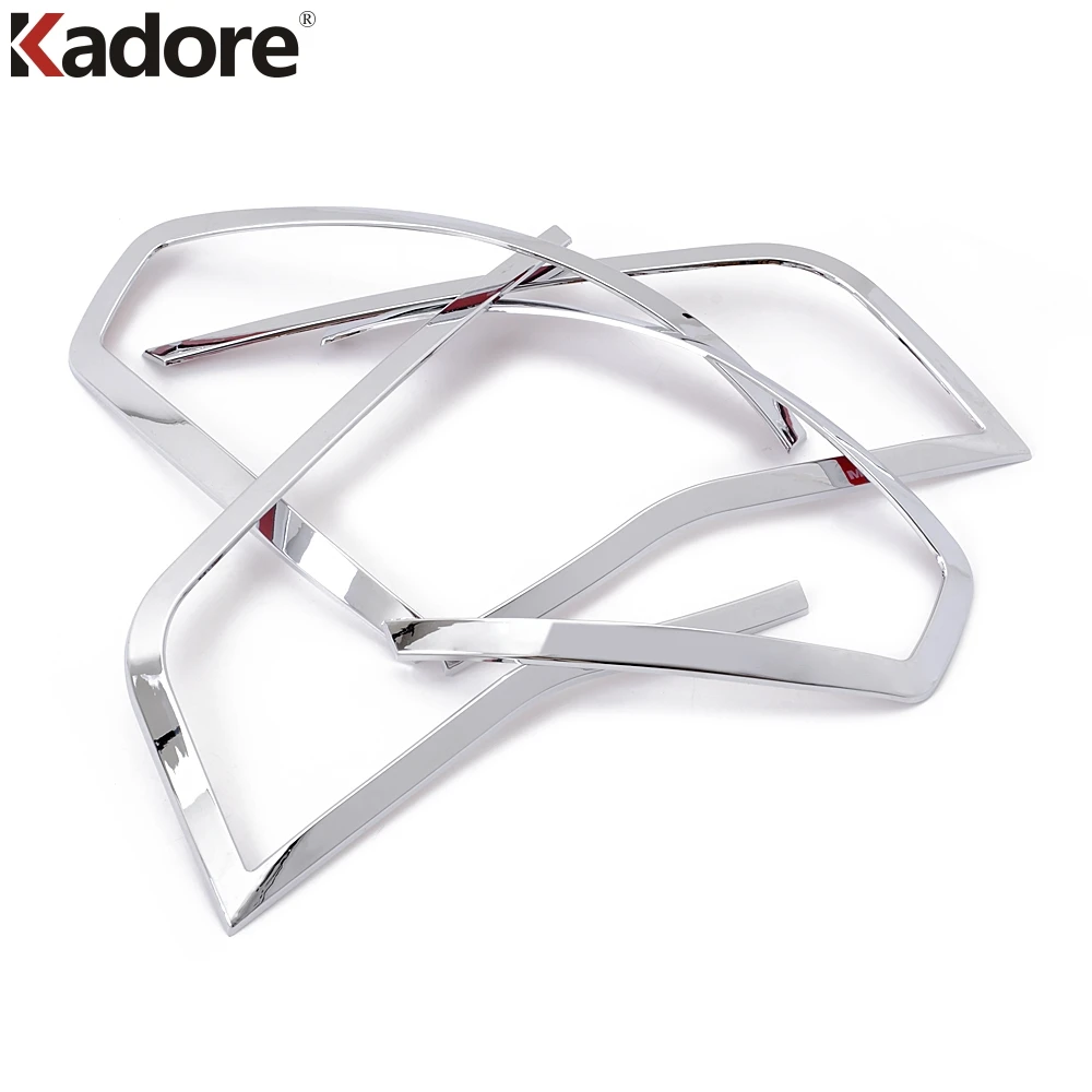 For Renault Koleos 2008 2009 2010 2011 Chrome Taillight Lamp Cover Trim Rear Light Lamp Frame Car Sticker Accessories