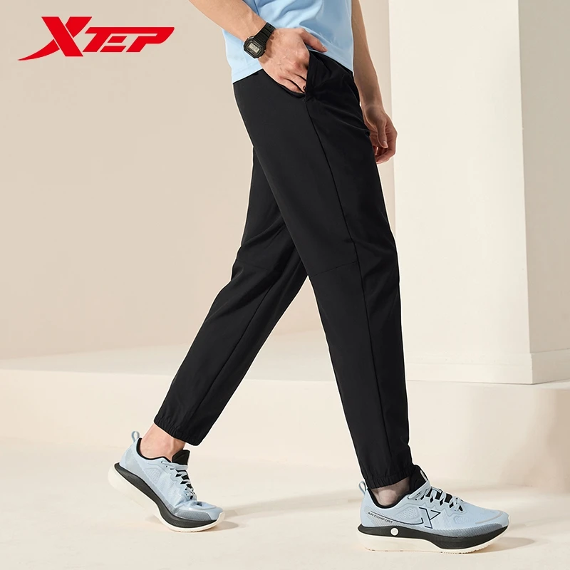 Xtep Woven Track Pants For Men 2024 Summer Normcore Men\'s Sweatpants Everyday Commute Comfortable Outdoor Bottoms 876229980167