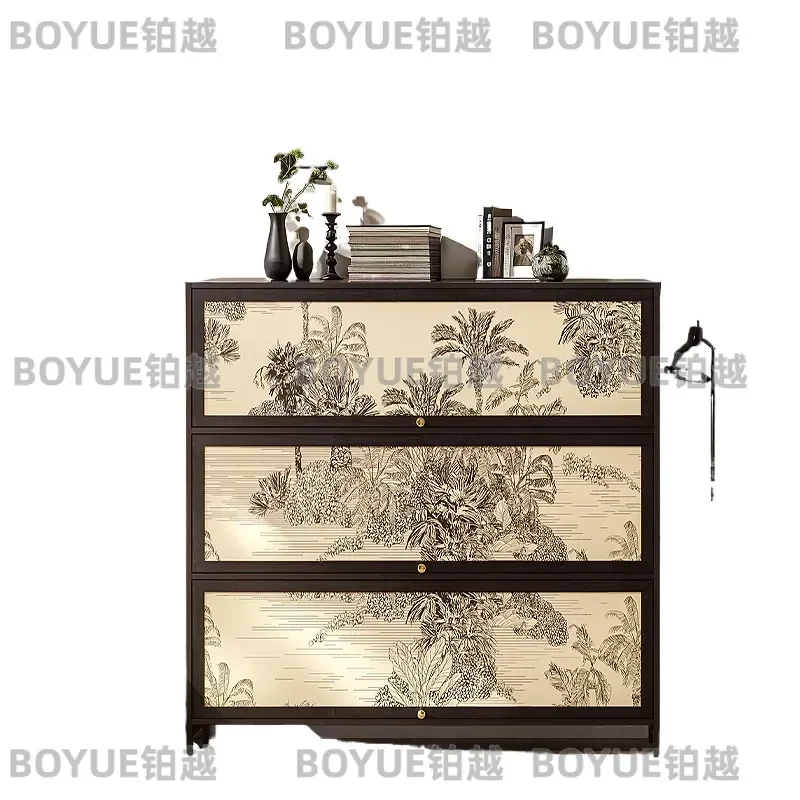Vintage Bamboo Shoe Rack Stackable Storage Cabinet for Living Room Kitchen Organizer Multi Layer Footwear Shelf Home Decor
