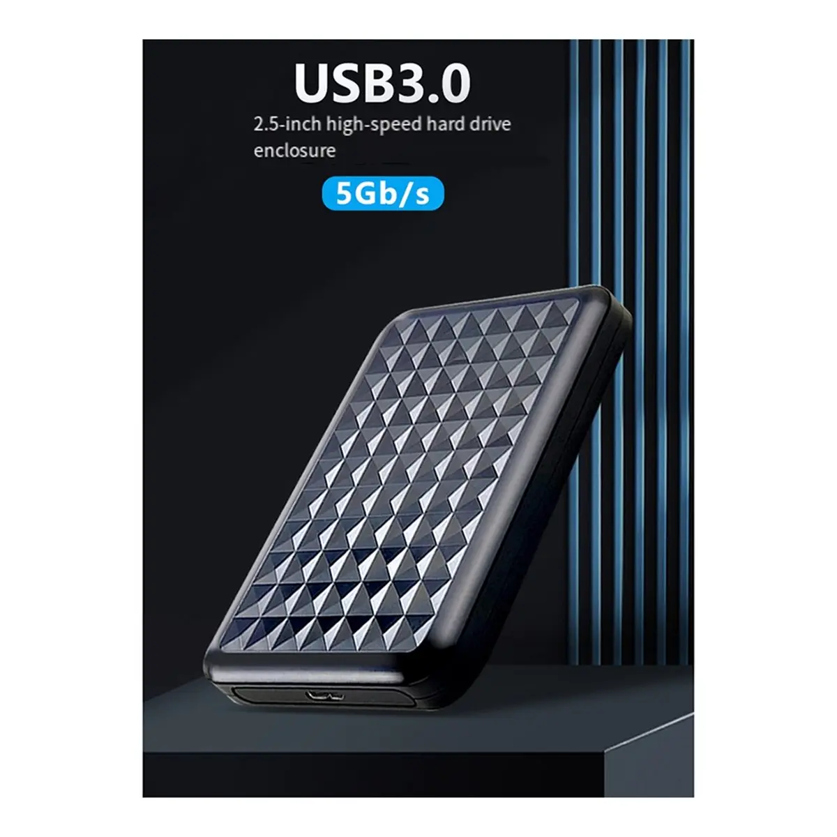 【~ New N21R】Type-C Portable Storage Device Box 2.5 Inch Ssd Solid-State Drive Shell Sata Serial Port Notebook External Box
