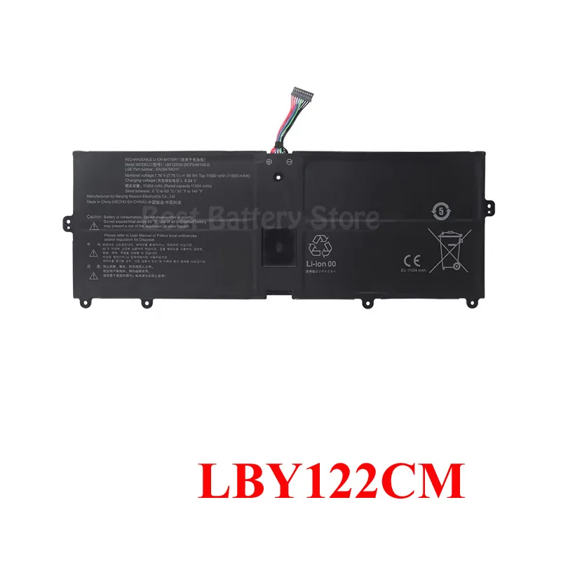 

LBY122CM Laptop Battery For LG Gram 16Z90R 17Z90Q laptop Battery EAC6479830 EAC64798311