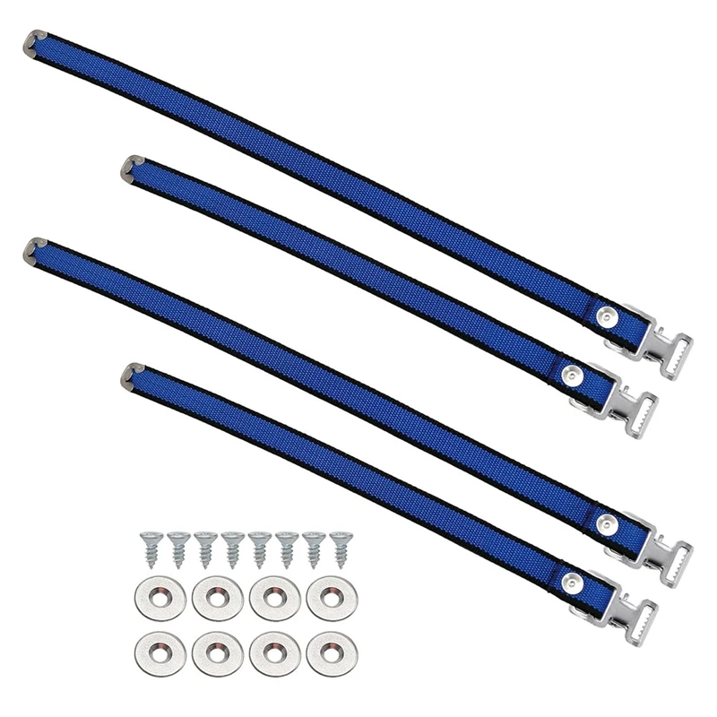 4PCS Drywall Stilts Straps, Adjustable Drywall Foot Band Straps Kit,Replacement Part For Stilts