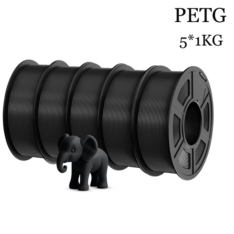 JAYO 3D-Drucker-Filament PLA Plus/PLA Matt PETG/Silk/PLA/ABS 5 Rollen 1,75 mm Umweltfreundliches Material für 3D-Stifte & Drucker DIY-Geschenk – Detail 1