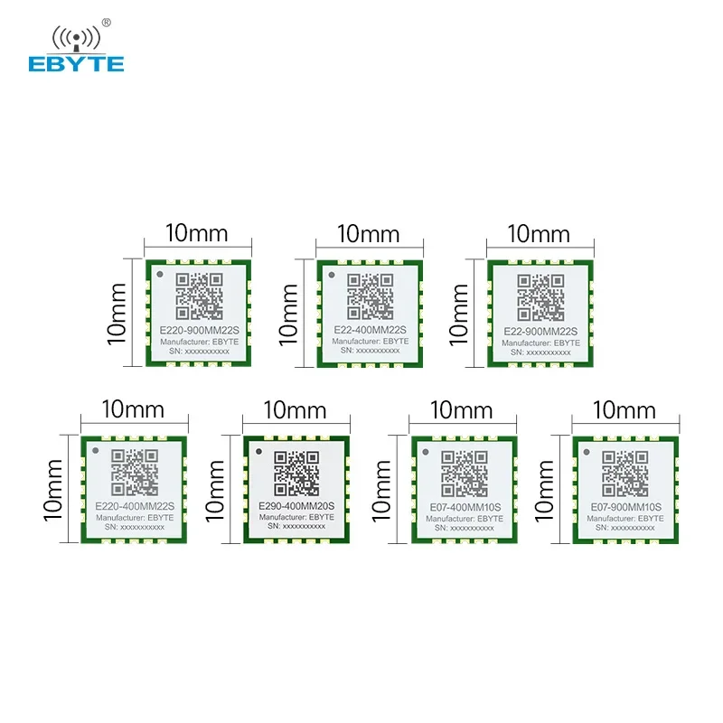 Ultra Samll Size Wireless RF Module 433/868/915Mhz 10dBm/20dBm SPI EBYTE E07 E22 E220 E290 LoRa Wireless Module