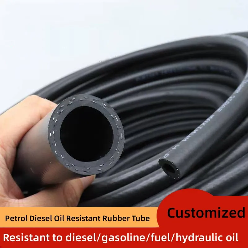 1-10M Petrol Diesel Oil Resistant Rubber Hose Tube Flexible High Pressure Automobile Fuel Injection Pipe ID 4-38mm Fuel Line