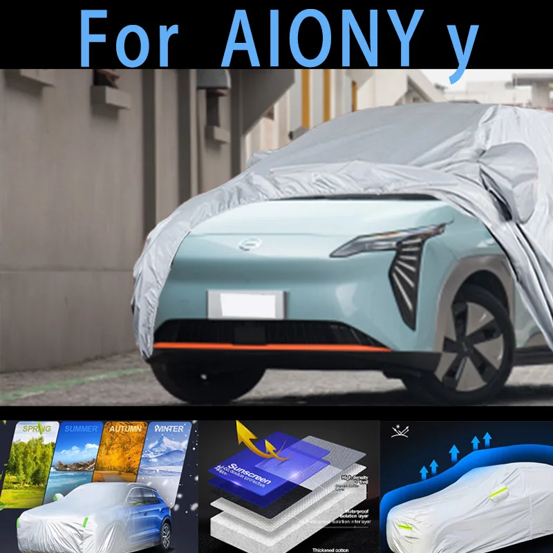 

For AIONY y Car protective cover,sun protection,rain protection, UV protection,dust prevention auto paint protective